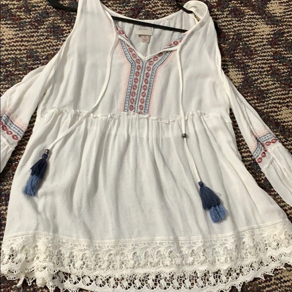 Cold shoulder blouse